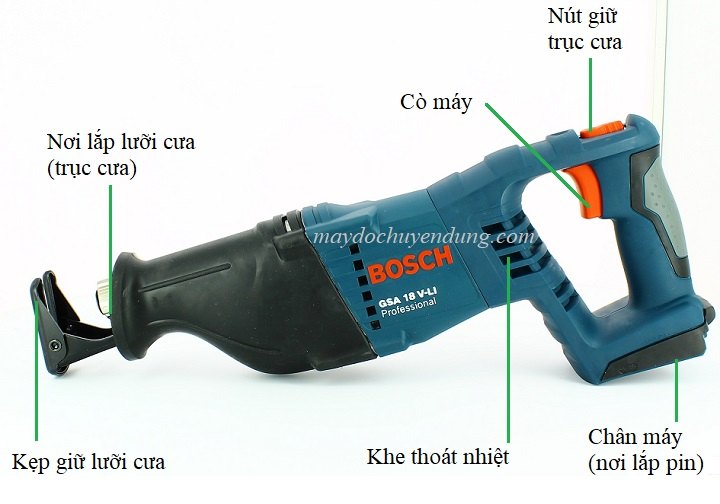 Máy cưa kiếm dùng pin GSA 18V-LI Máy cưa kiếm dùng pin GSA 18V-LI