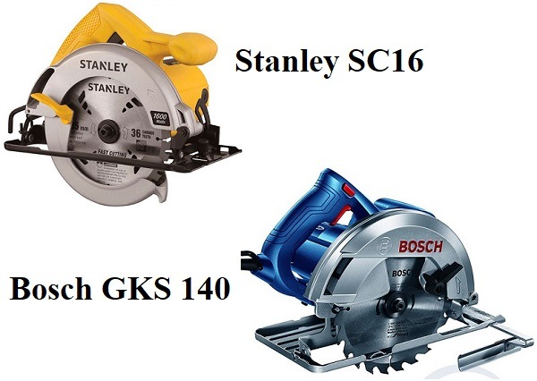 Những điểm chung giữa Bosch GKS 140 và SC16