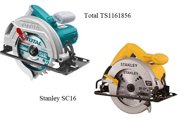 Những điểm tương đồng giữa máy cưa đĩa Total và Stanley