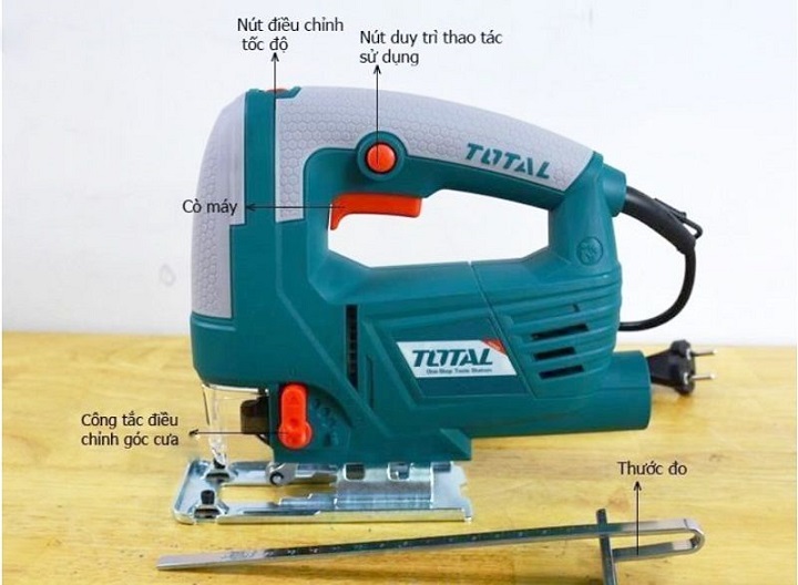 Cấu tạo máy cưa lọng Total TS206656