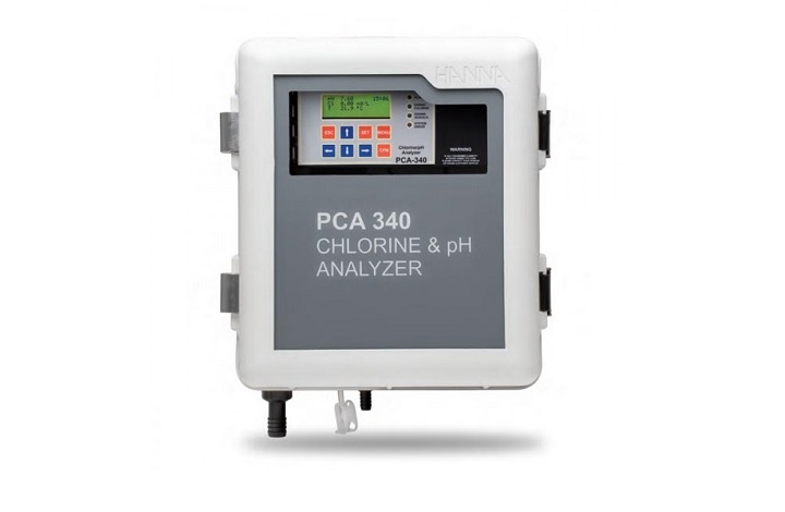 Máy phân tích và kiểm soát pH, nhiệt độ, Clo PCA340