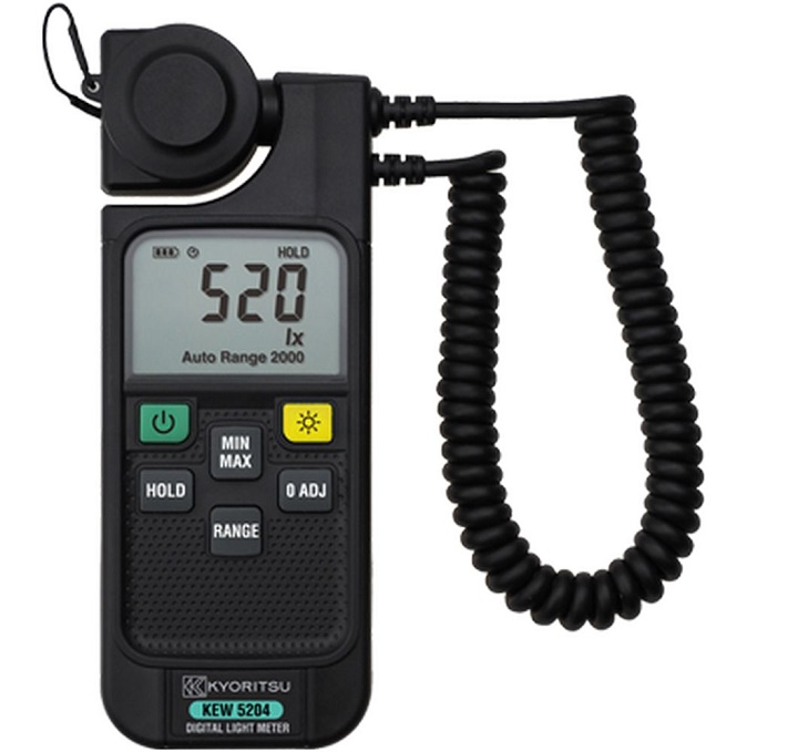 Máy đo cường độ ánh sáng Kyoritsu 5204 bền chắc
