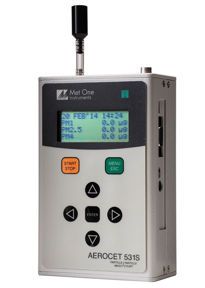 Máy đếm hạt bụi Metone AEROCET-531S bền chắc nhỏ gọn Máy đếm hạt bụi Metone AEROCET-531S bền chắc nhỏ gọn