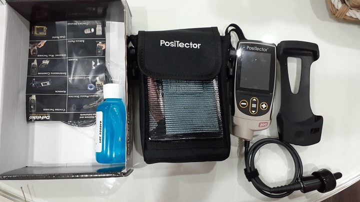 Bộ sản phẩm máy đo độ dày lớp phủ DeFelsko PosiTector 200B3 Bộ sản phẩm máy đo độ dày lớp phủ DeFelsko PosiTector 200B3