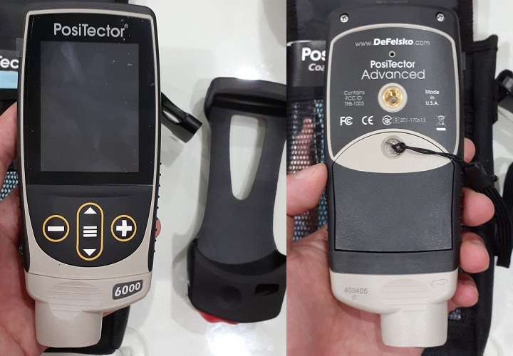 DeFelsko F3 được thiết kế với đầu dò có thể tháo rời linh hoạt