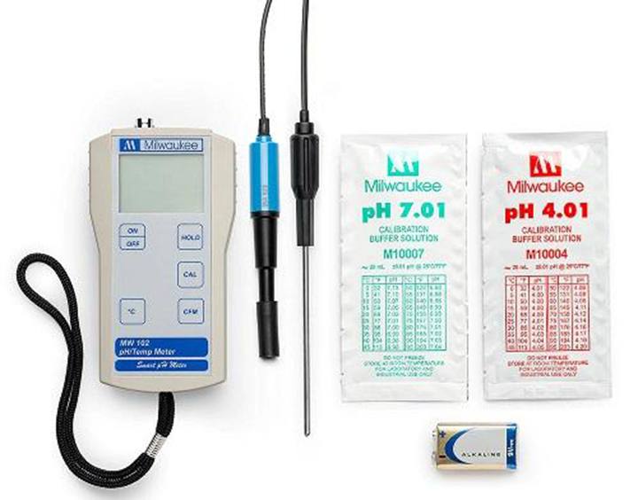 Máy đo pH/Nhiệt độ Milwaukee MW102