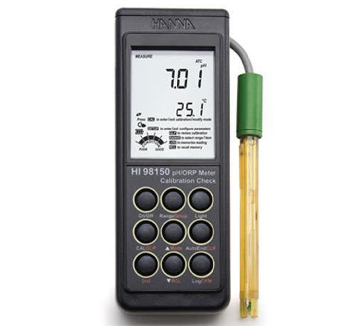 Máy đo PH/ORP/Nhiệt độ Hanna HI98150 Máy đo PH/ORP/Nhiệt độ Hanna HI98150