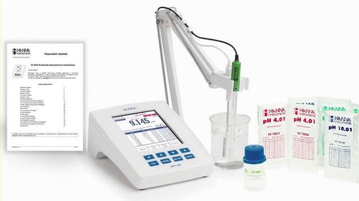 Máy đo pH/ORP/ISE/Nhiệt Độ Hanna HI5222-02