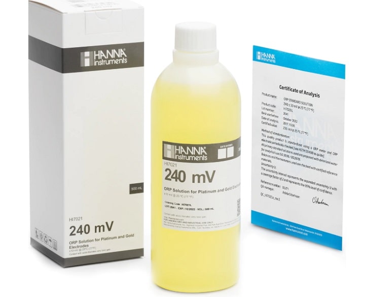 HI7021L là dung dịch hiệu chuẩn ORP HI7021L là dung dịch hiệu chuẩn ORP
