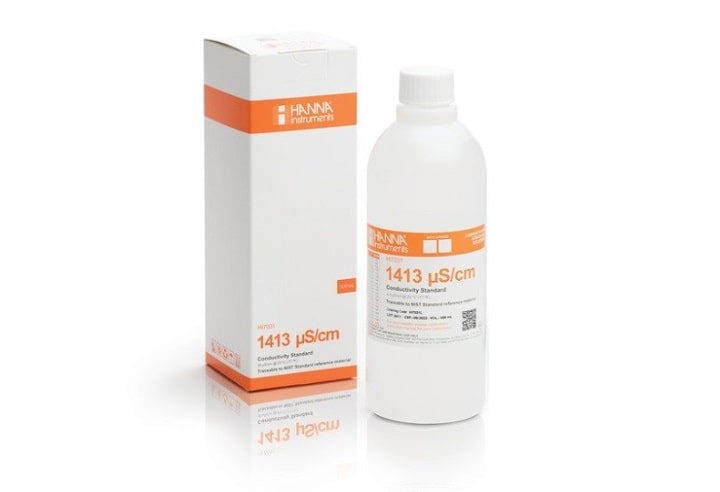 HI7031/1L là một dung dịch hiệu chuẩn độ dẫn 1413µS/cm HI7031/1L là một dung dịch hiệu chuẩn độ dẫn 1413µS/cm