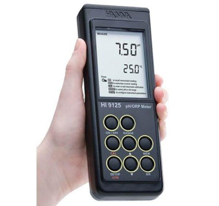 Máy đo pH/ORP HI9125 có tính năng bù nhiệt