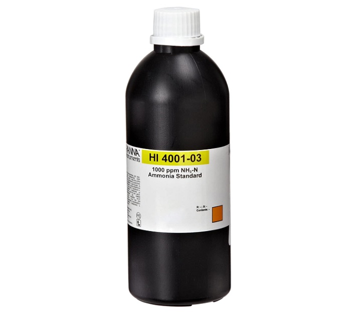 HI4001-03 là một dung dịch chuẩn Amoni 1000 ppm chất lượng cao HI4001-03 là một dung dịch chuẩn Amoni 1000 ppm chất lượng cao