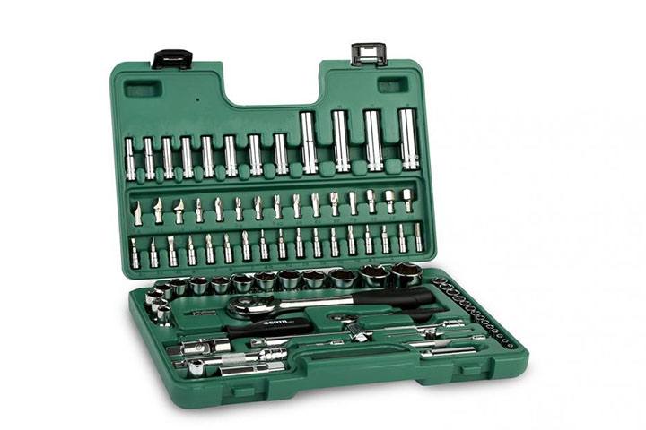 Bộ đầu tuýp 86 chi tiết 1/4in & 1/2in Sata 09013 Bộ đầu tuýp 86 chi tiết 1/4in & 1/2in Sata 09013