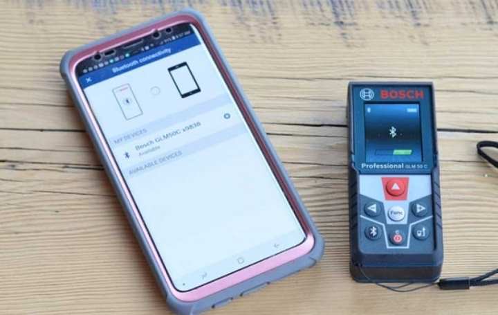 Máy đo khoảng cách Bosch GLM 50C kết nối bluetooth nhanh chóng Máy đo khoảng cách Bosch GLM 50C kết nối bluetooth nhanh chóng