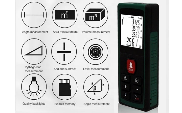 Máy đo khoảng cách laser MS60A New đảm bảo phạm vi đo đến 60m