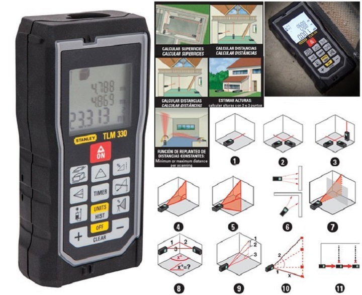 Máy đo khoảng cách Stanley TLM 330 đo đến 100m