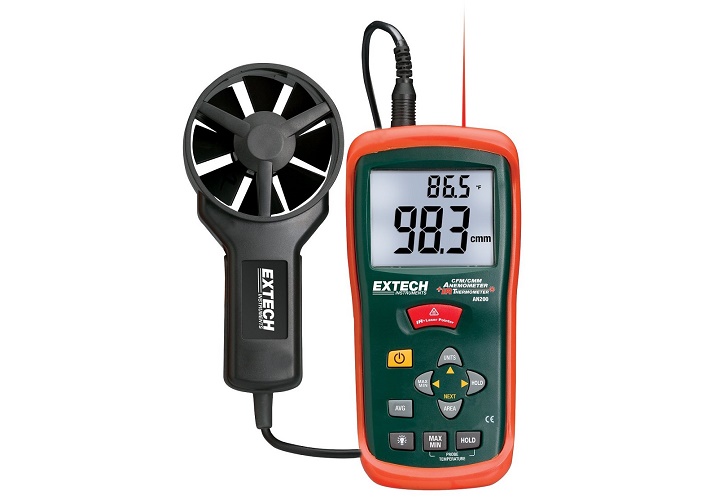 Máy đo tốc độ, lưu lượng gió, nhiệt độ Extech AN200