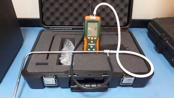 Extech HD350 - máy đo tốc độ gió, áp suất chênh lệch đường ống