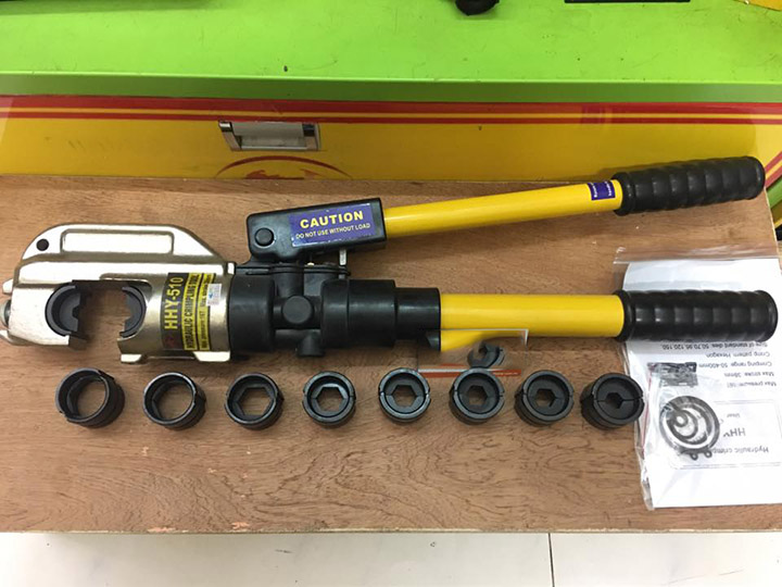 Kìm bấm cos thủy lực TLP HHY-510 và các loại đầu khuôn