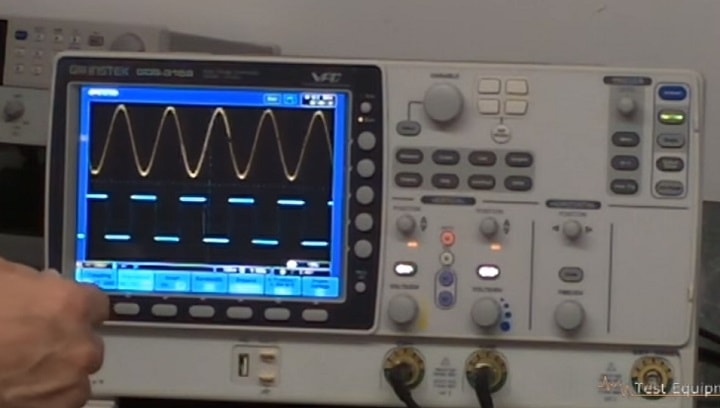 Máy hiện sóng GW Instek GDS-3152 cung cấp các phép đo tự động Máy hiện sóng GW Instek GDS-3152 cung cấp các phép đo tự động