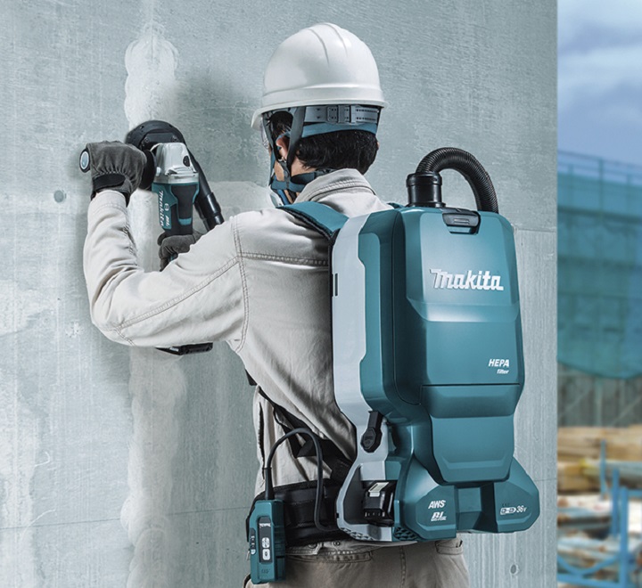 Máy hút bụi đeo vai dùng pin Makita DVC665Z (HEPA/BL)(18Vx2)