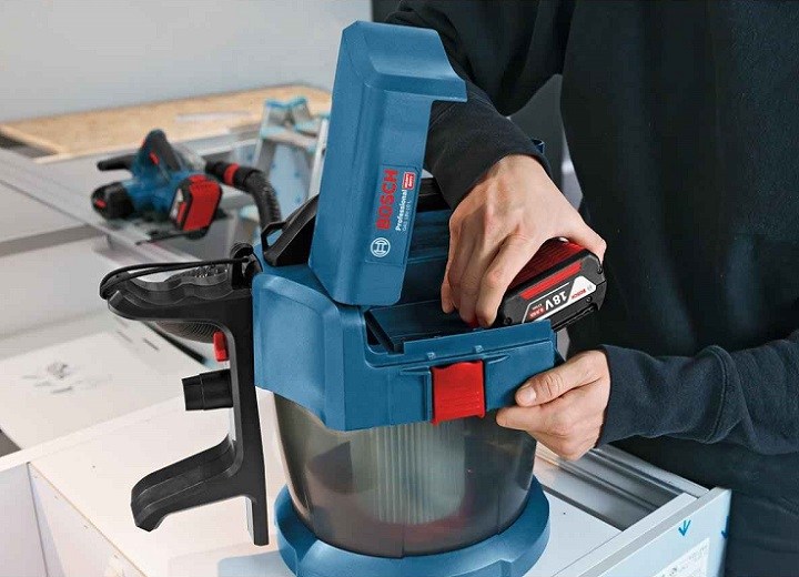 Khả năng ứng dụng thực tế cao của Bosch GAS 18V-10 L