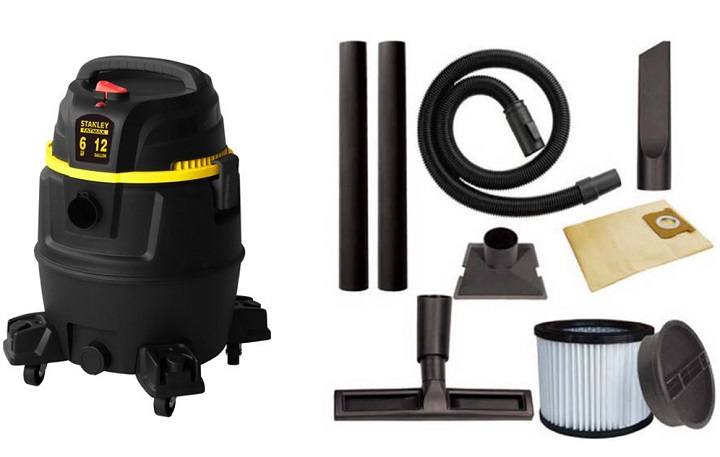 Máy hút bụi công nghiệp khô và ướt Stanley USA-SL19501P-12A Máy hút bụi công nghiệp khô và ướt Stanley USA-SL19501P-12A