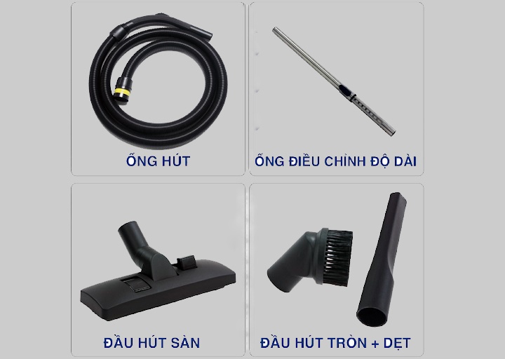 Bộ phụ kiện vòi hút Bộ phụ kiện vòi hút