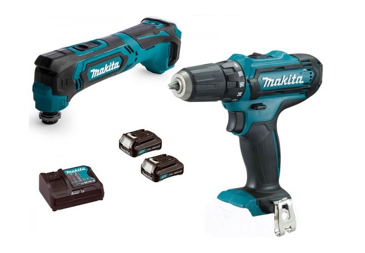Bộ máy khoan, máy cắt dùng pin Makita CLX206SX1 Bộ máy khoan, máy cắt dùng pin Makita CLX206SX1