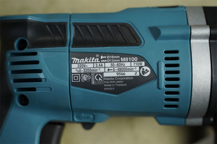 Thông số kỹ thuật máy khoan Makita M8100B Thông số kỹ thuật máy khoan Makita M8100B