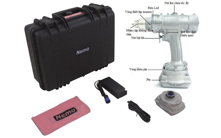 Máy khoan dùng cho phòng sạch Nemo Mỹ Clean Room Drill CLV2-18-3Li-5