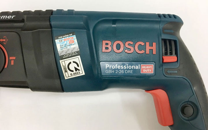 Tem bảo hành chính hãng của Bosch GBH 2-26 DRE
