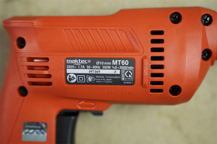 Thông số kỹ thuật máy khoan Maktec MT60