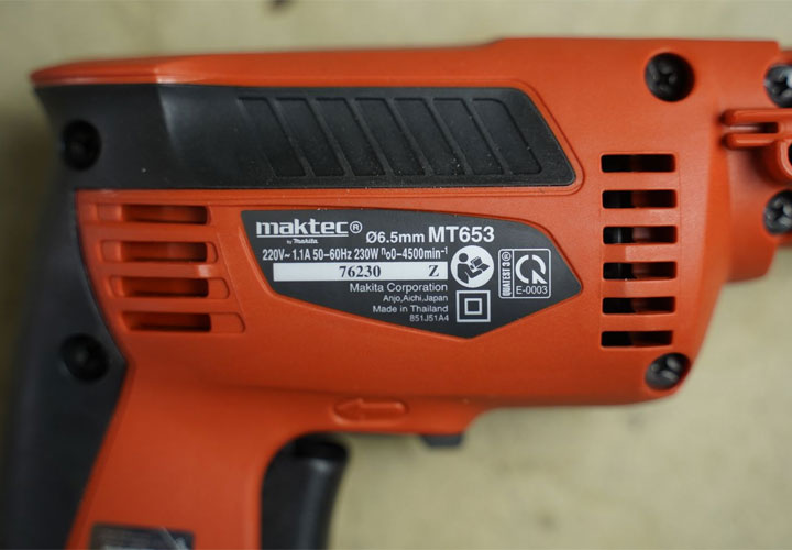 Thông số kỹ thuật máy khoan Maktec MT653