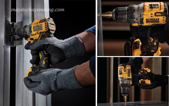 Máy khoan cầm tay Dewalt Dewalt DCD701D22 phù hợp với nhiều công việc