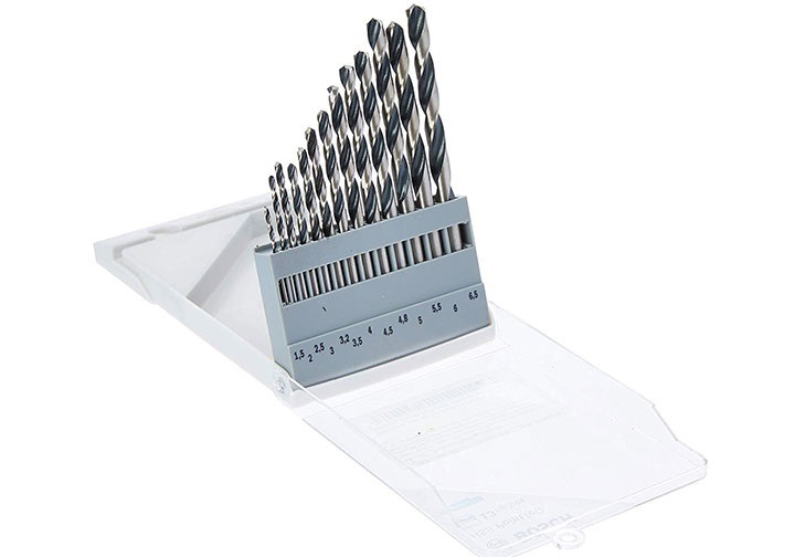 Bộ mũi khoan HSS 13 mũi 1.5-6.5mm Bosch 2608577349 Bộ mũi khoan HSS 13 mũi 1.5-6.5mm Bosch 2608577349