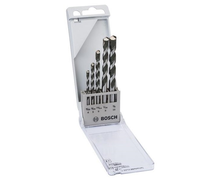 Mũi khoan Silver Per bộ 5 mũi 4/6/8/10mm Bosch 2608680726 Mũi khoan Silver Per bộ 5 mũi 4/6/8/10mm Bosch 2608680726