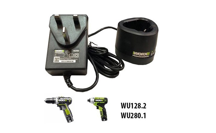 Bộ sạc 1.5A cho pin 12V Worx Green WA3753 (50033557)