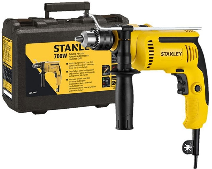 Máy khoan Stanley SDH700K đi kèm vali nhựa Máy khoan Stanley SDH700K đi kèm vali nhựa