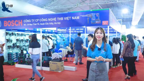 Toàn cảnh gian hàng THB Việt Nam trưng bày tại triển lãm Vietbuild 2020