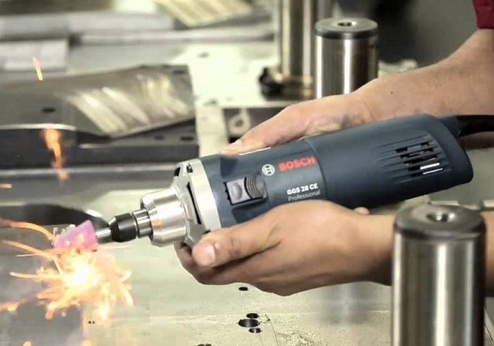 Máy mài thẳng Bosch GGS 28 LCE trang bị mô tơ 650W