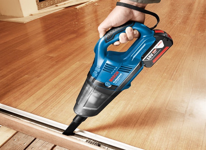 Đặc điểm cấu tạo máy hút bụi dùng pin Bosch GAS 18V LI