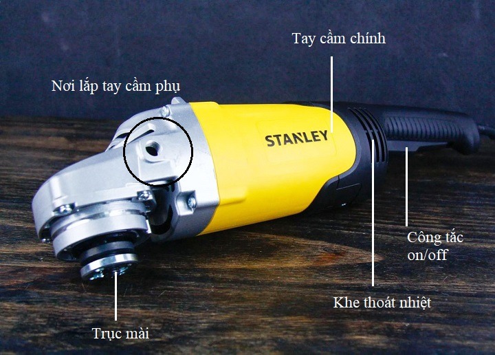 Máy mài góc Stanley STGL2218
