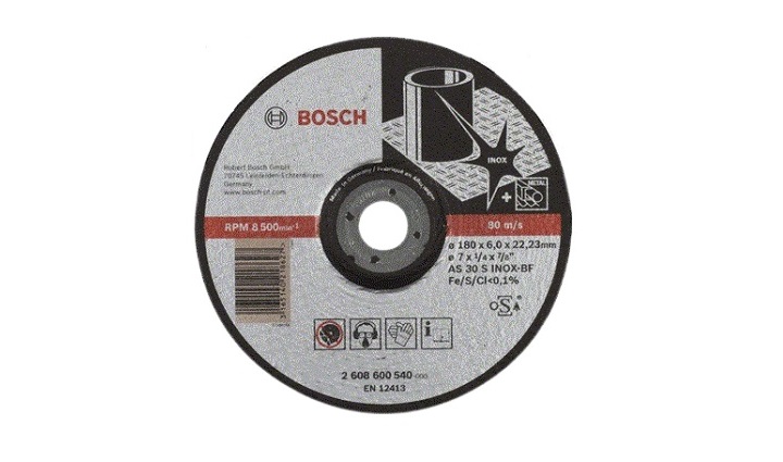 Đá mài 180x6x22.2mm (Inox) Bosch 2608600540