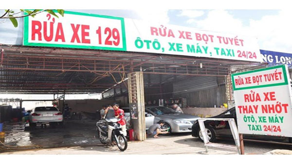 Cửa hàng rửa xe ô tô & xe máy