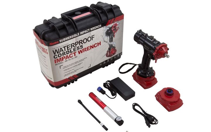 Bộ sản phẩm máy siết bu lông dùng pin dưới nước Bộ sản phẩm máy siết bu lông dùng pin dưới nước