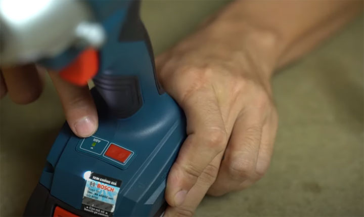 Nút nhấn chọn công nghệ ABR GDS 250 LI