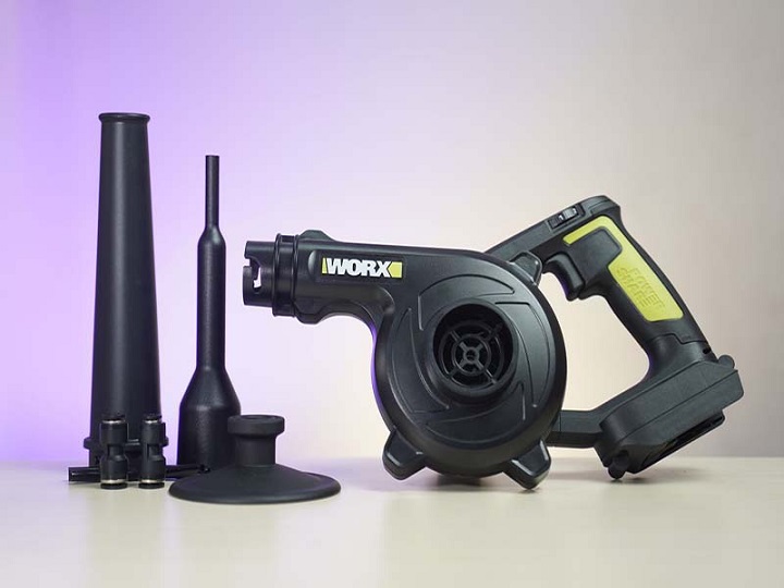 Bộ sản phẩm máy thổi khí dùng pin Li-ion 20V Worx Green WU230.9 Bộ sản phẩm máy thổi khí dùng pin Li-ion 20V Worx Green WU230.9