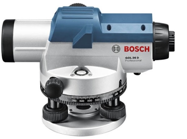 Bosch GOL 26D cho khả năng chống nước và bụi bẩn hiệu quả
