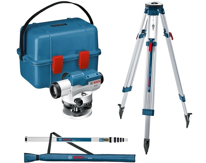 Máy thủy bình Bosch GOL 32 D +BT 160 + GR 500 thiết kế nhỏ gọn, sử dụng linh hoạt